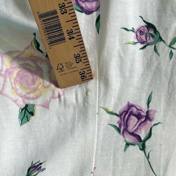 Vintage Illusions Floral Maxi Dress Sweetheart Neckline Button Front Fit Flare - Picture 11 of 13